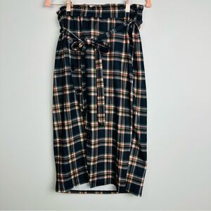 SHEIN Plaid Button Design Skirt size XL